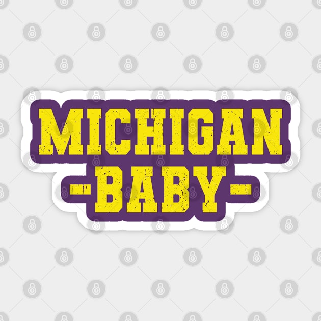 Michigan Baby Sticker by Souben